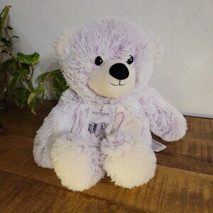 Warmies Stuffed Bear Lavendar Scented 14" New with tags Microwavable